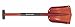 AAA 4004 Red Aluminum Sport Utility Shovel