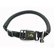 Timberwolf Alpine Rope Dog Collar ~Black~ 7/16"x 18"