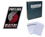 Portland Trail Blazers Basketball Cards w/ Collector's Mini Binder & Pages