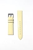 18mm Creme Patent Leather Watchband Michele Style