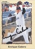 Enrique Calero, Wichita Wranglers - Royals Affiliate Autographed Card