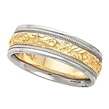 Platinum & 18K Yellow Gold Design Band