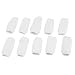 Como 10 Pcs Basketball Sports Fitness Finger Protector Support White