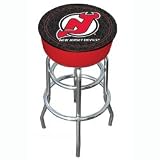 NHL New Jersey Devils Padded Bar Stool