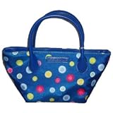 Tommy Hilfiger Handbag Purse Satchel Blue Poka Dot Logo