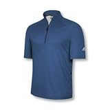 Adidas 2008 Men's ClimaProof Short Sleeve Half-Zip Golf Wind Shirt - Royal / Sterling - 991255