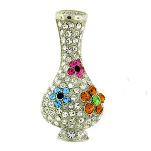 Platinum-Plated Swarovski Crystal Enamel 