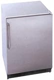 CT67-SSTB Upscale wide undercounter refrigerator-freezer with Stainless Ste ....