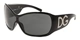 DOLCE & GABBANA D&G DG 6034B 501 87 BLACK PLASTIC SUNGLASSES by