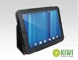 HP TouchPad Leather Folio Case with Stand - By Kiwi Cases (100% Top Grain Leather Cover)