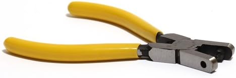 6£¢Watch Band Strap Belt Leather Hole Punch Pliers Tool Yellow