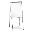 Dry-Erase Board Easel, Rubber Feet, 40"-70", Black