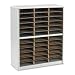 Safco 7121GR Value Sorter Literature Organizer, Steel/Fiberboard, 36 Compartment, Gray