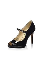 Nine West Zapatos peep toe (Negro)