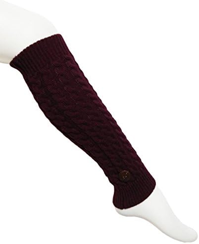 Women's Winter Knit Crochet Leg Warmers Legging (4)