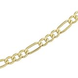 10K Yellow Gold Figaro Chain - Length: 16