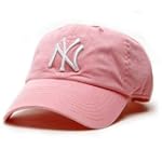 New York Yankees Pink Womens 'Clean Up' Adjustable Cap by Twins '47