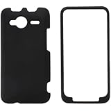 Black Rubberized Hard Phone Cover for HTC EVO Shift 4G