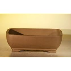 Bonsai Boy's Ceramic Bonsai Pot - Rectangle Unglazed
