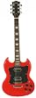 Badaax Sg1 Electric Guitar In Red With Free Case