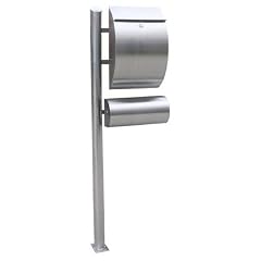 S-LUCE Letter Edelstahl Standbriefkasten 1er, 137cm