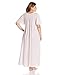 Shadowline Women's Plus-Size Beloved 53 Inch Flutter Sleeve Long Gown