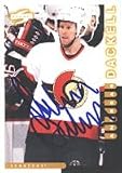 Andreas Dackell, Ottawa Senators, 1997 Score Autographed Card