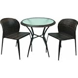 Bistro 24inch Solid Round Folding Table Set Color: Garnet 31poY3B8k5L. SL160 Bistro 24inch Solid Round Folding Table Set Color: Garnet