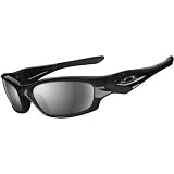 Oakley Straight Jacket Men's Asian Fit Active Sports Wear Sunglasses - Polished Black/Black Iridium