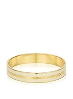 Marc by Marc Jacobs Brazalete Striped Dorado / Crema