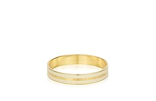 Marc by Marc Jacobs Brazalete Striped Dorado / Crema