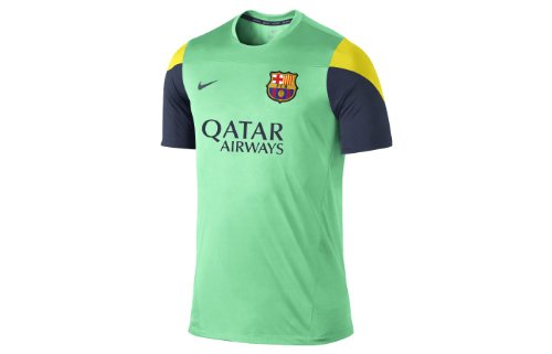 Barcelona Squad Training Top 2013 / 2014 - Green-M On Sale