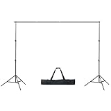 SP2000 Backdrop Background Support Stand For Muslins, Scenic Backdrops and Chromakey Greenscreens or Bluescreens