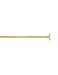 24Kt Rolo 3mm Necklace 24 Inch