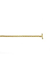 24KT Rolo 3mm Necklaces Length = 18