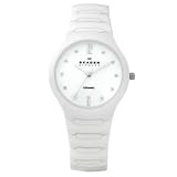 Skagen Women's SK817SSXC Ceramic White Dial Watch