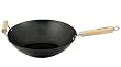 Helen Chen's Asian Kitchen Xylan Nonstick 14-Inch Wok with Wood Handles