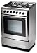 60cm Dual Fuel Cooker c/w 4 Burner Gas Hob (ZCM641X)