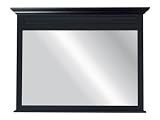 American Perspective Landscape Mirror Hearth Black
