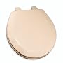Comfort Seats C1B4R2-20 Deluxe Molded Wood Toilet Seat, Round, Pink
