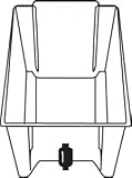 Beverage Dispenser 3 Gal. Tank with Threaded Adapter & Wing Nut Beverage Dispenser 3 Gal. Tank with Threaded Adapter & Wing Nut