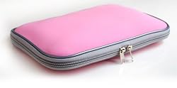 DURAGADGET Pink Water resistant laptop / notebook carry case / bag / sleeve for Lenovo X200 C2D 2GB 320 12" VB/XPP