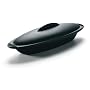 Orka 42-Ounce Long Silicone Steamer, Black