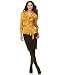 AGB Crinkled Charmeuse Belted Ruffle-Trim Blouse & Zip-Vent Black Pencil Skirt