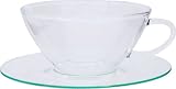 Zoom Produkt-Bild: Bohemia Cristal 093/006/024 SIMAX Teegl&auml;ser mit Glasunterteller 0,2 Liter 6-er Set