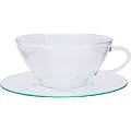 Bohemia Cristal 093/006/024 SIMAX Teegl�ser mit Glasunterteller 0,2 Liter 6-er Set