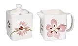 Corelle Sugar and Creamer - Pretty Pink