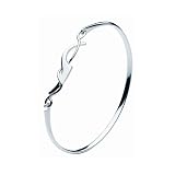 Dew Sterling Silver Art Nouveau Bangle 70W3HP