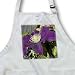 Autumn Purple Clematis- Flowers- Photography - Waist Apron With Pockets