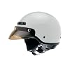 Half Helmets - Half Motorcycle Helmets with Neck Warmer 40White